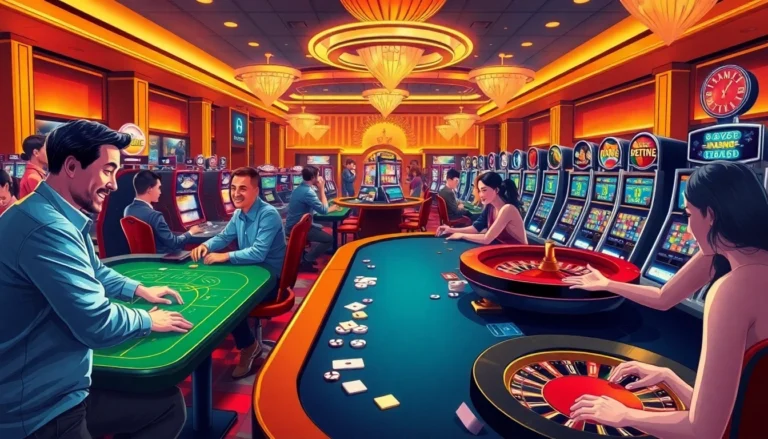 Players winning big at vibrant new88 online casino games featuring blackjack, roulette, and slots.
