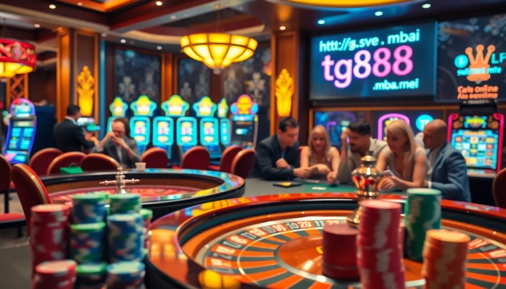 Experience the thrill of roulette and poker action at the casino, featuring https://tg88.mba/ for the ultimate gambling experience.