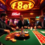 Engage in thrilling gameplay at f88 bet’s vibrant casino featuring spinning roulette and poker excitement.