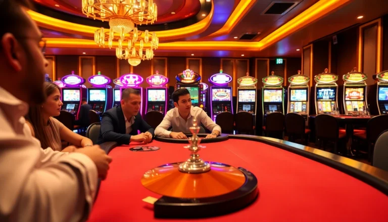 Experience the thrill of wins at the kp88 link poker table with exciting gameplay and vibrant casino lights.
